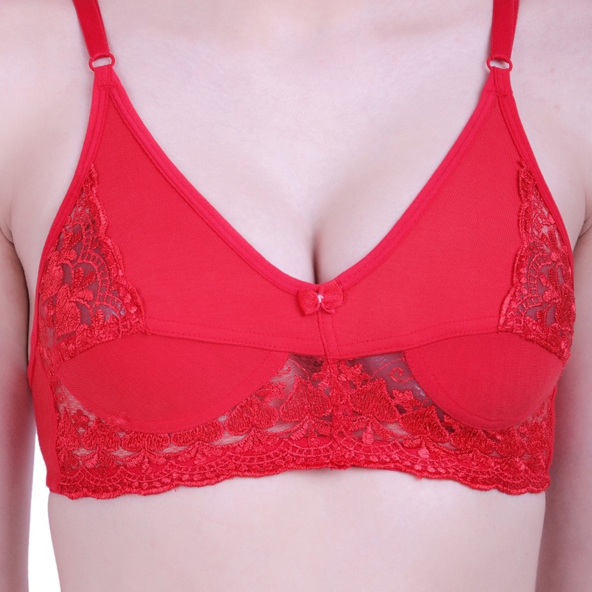 Buy online Red Solid Bra & Panty Set from lingerie for Women by New Snokhi  for ₹600 at 25% off