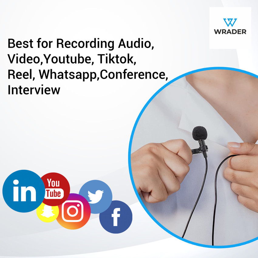 Collar mic online with earphones