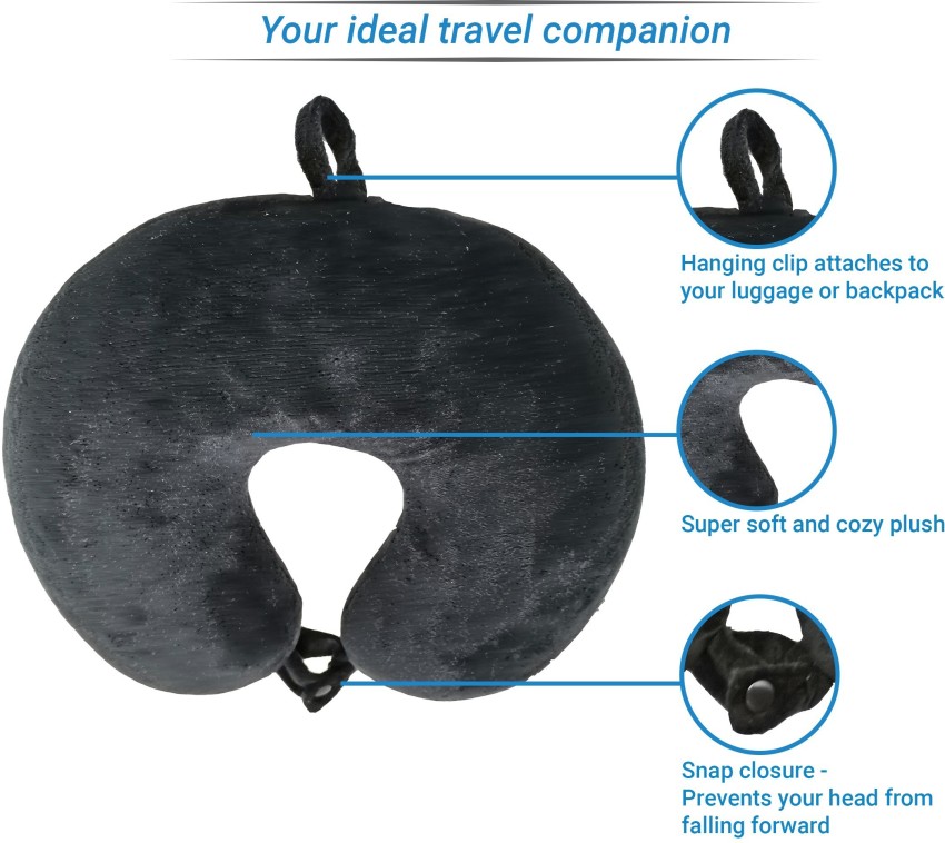 Flipkart SmartBuy Microfibre Solid Travel Pillow Pack of 1 Buy