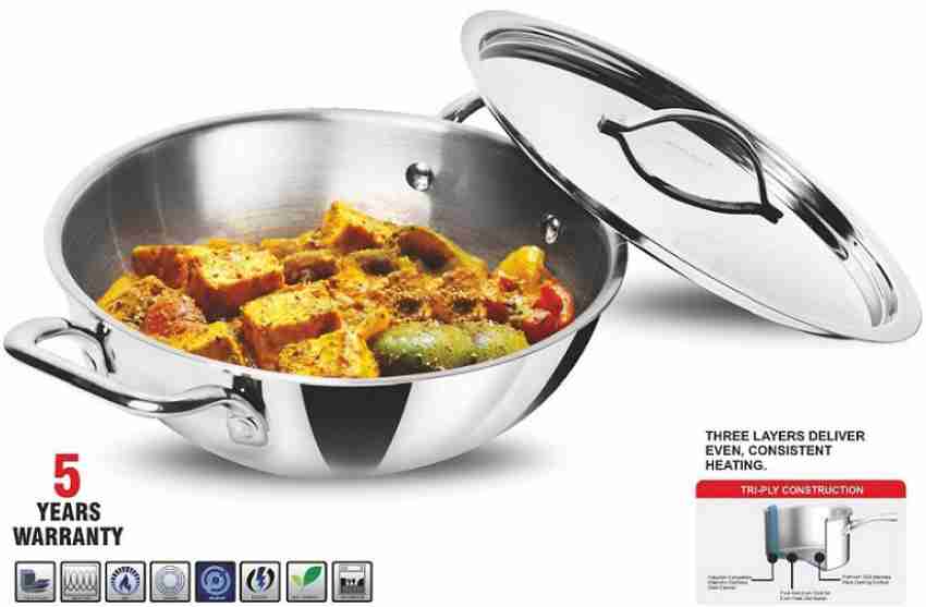 Kadhai - Buy Triply Kadhai (कढ़ाई) Online at Best Price In India – Stahl  Kitchens