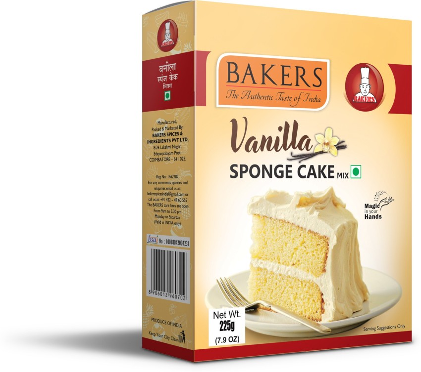 BWY VANILLA SPONGE CAKE MIX 500G – Bake With Yen