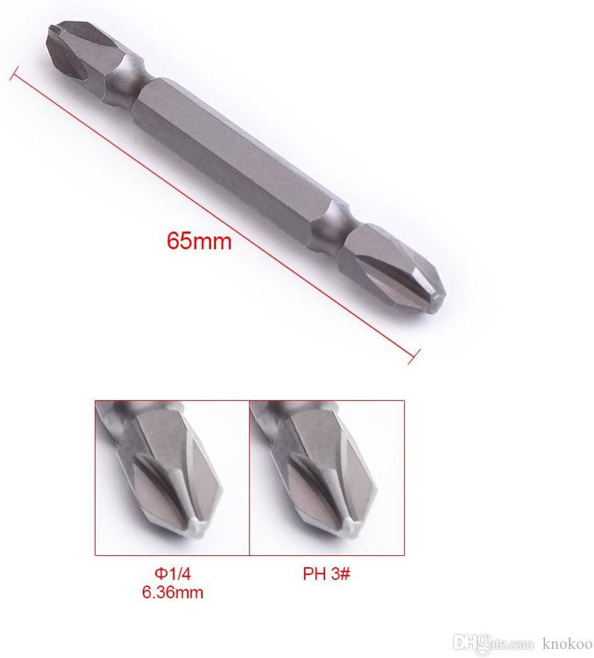 Power screwdriver outlet bit sets