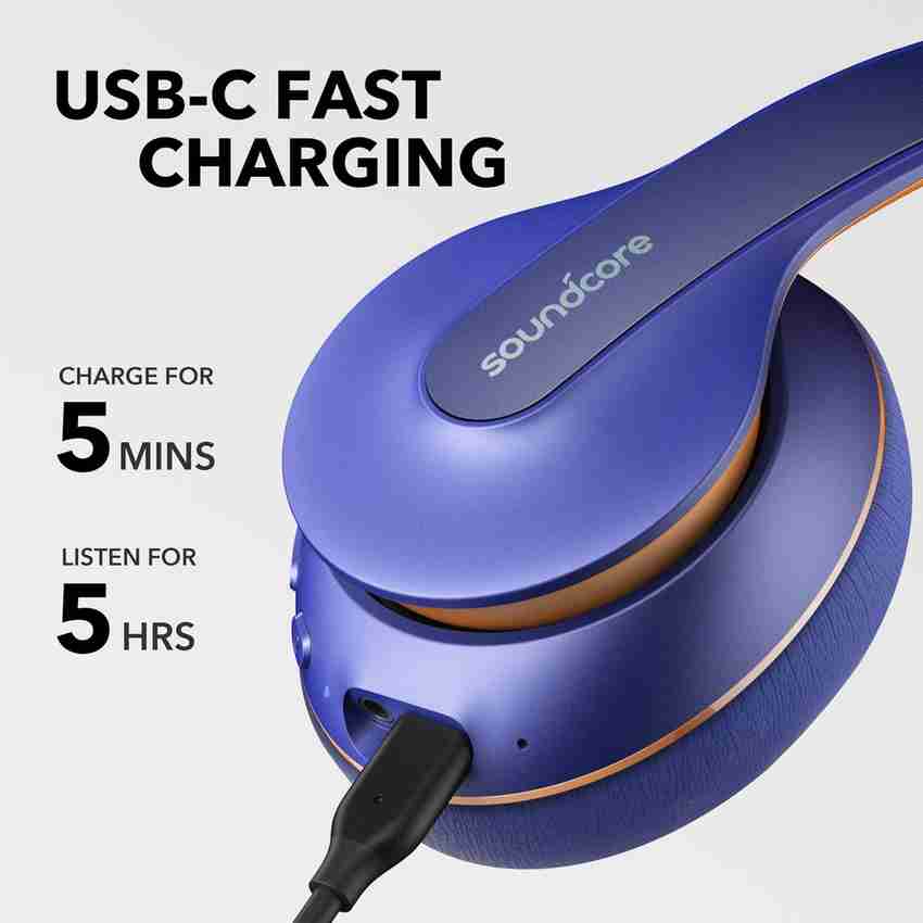 Soundcore life q10 charging outlet