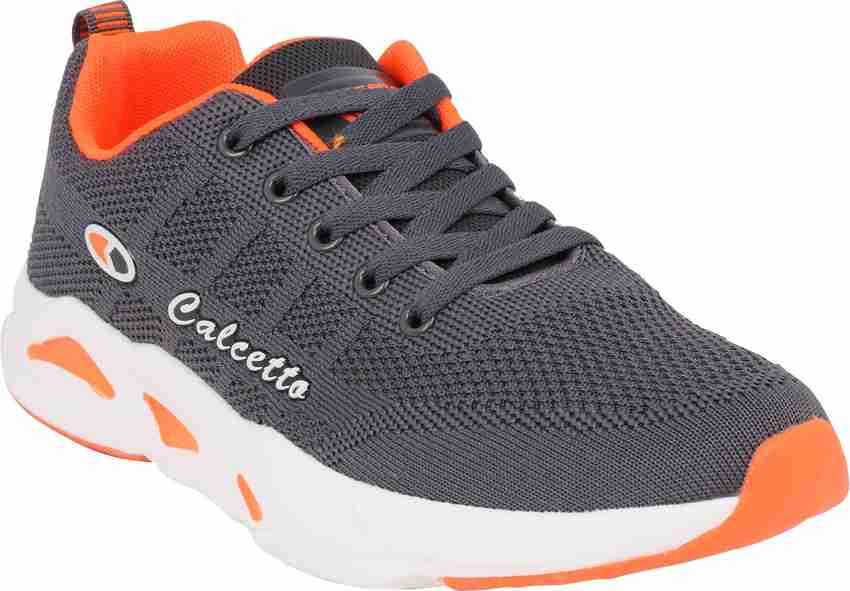 Calcetto shoes grey orange shop