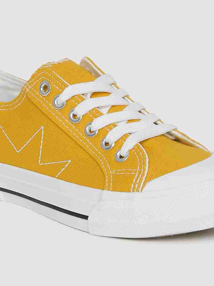Womens mustard clearance yellow sneakers