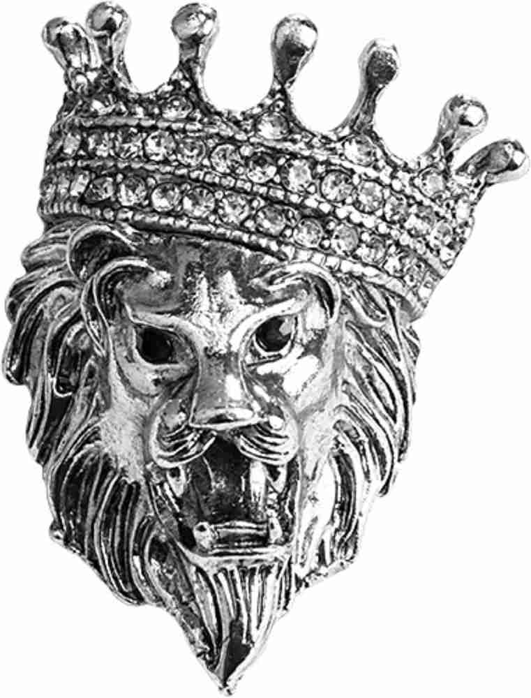 Lion head brooch online