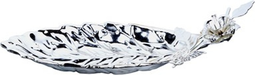 GRT CREATIVES Silver Plated Decorative Platter Price in India