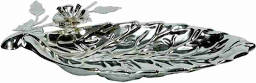 GRT CREATIVES Silver Plated Decorative Platter Price in India Buy GRT CREATIVES Silver Plated Decorative Platter online at Flipkart