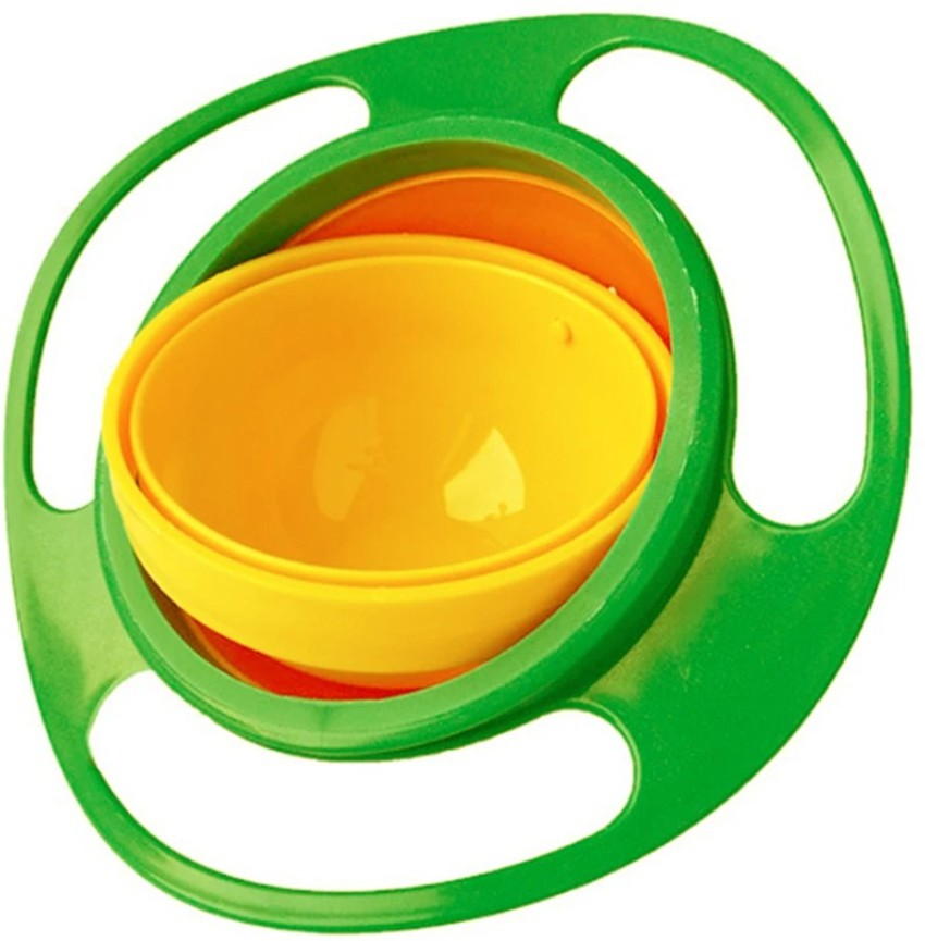 360 Rotating Feeding Bowl - Green