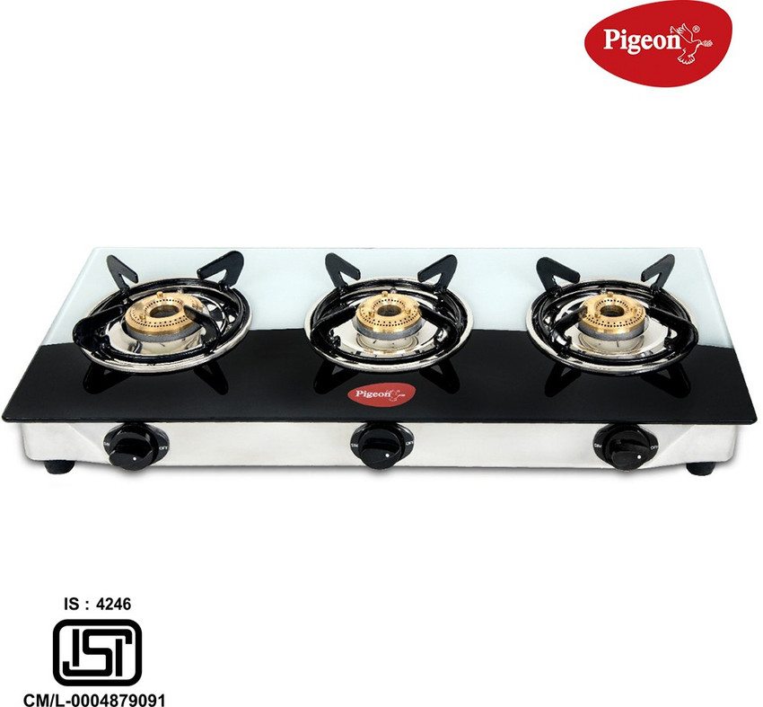 Pigeon Ultra Duo Glass Manual Gas Stove