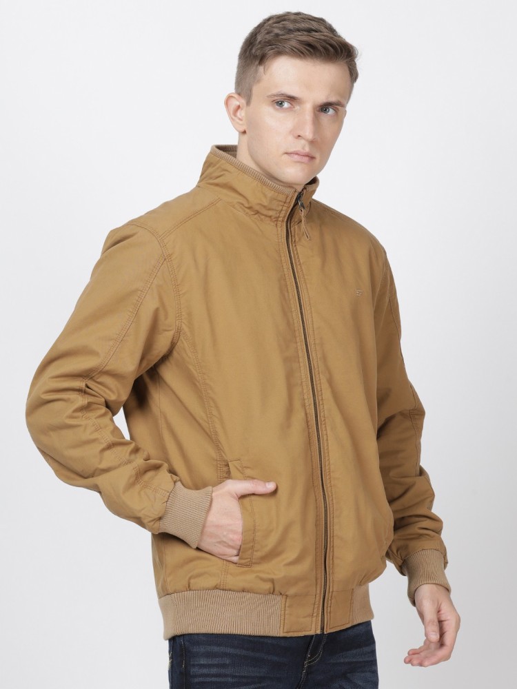 Buy T-BASE Mens Full Sleeves Slim Fit Solid Jacket | Shoppers Stop