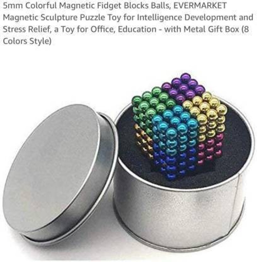 KP CREATION 5MM Multicolor Magnetic Balls Magnet Toys Sculpture