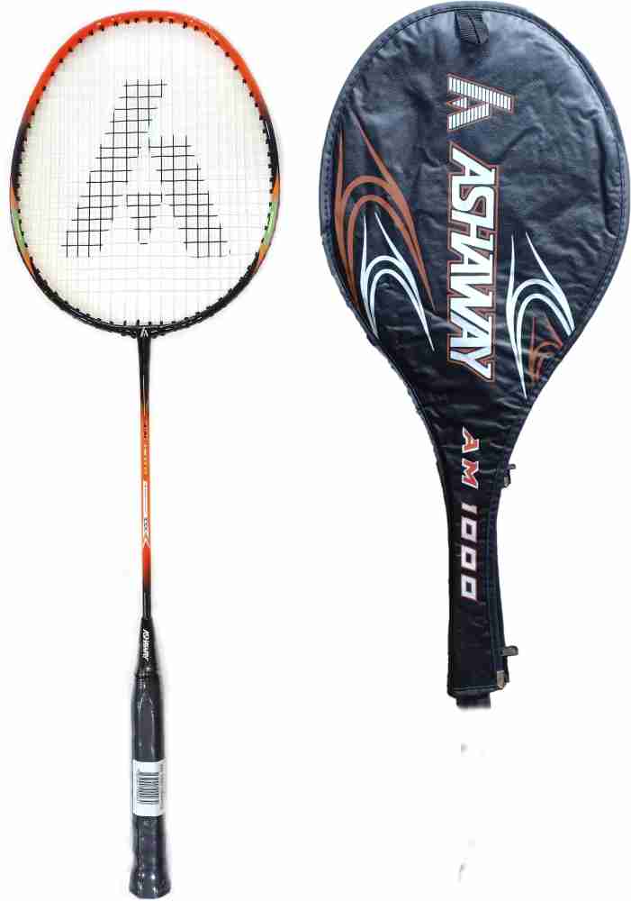 ASHAWAY AM 1000 SQ Orange, Black Strung Badminton Racquet