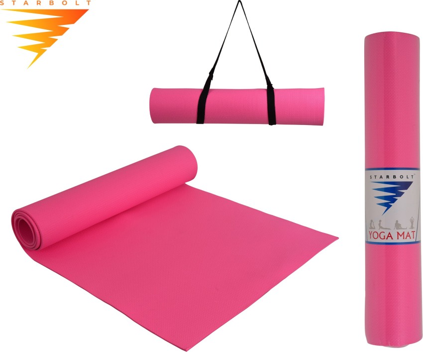 STAR BOLT Anti-Skid Yoga Mat with Shoulder Strap for Men and Women