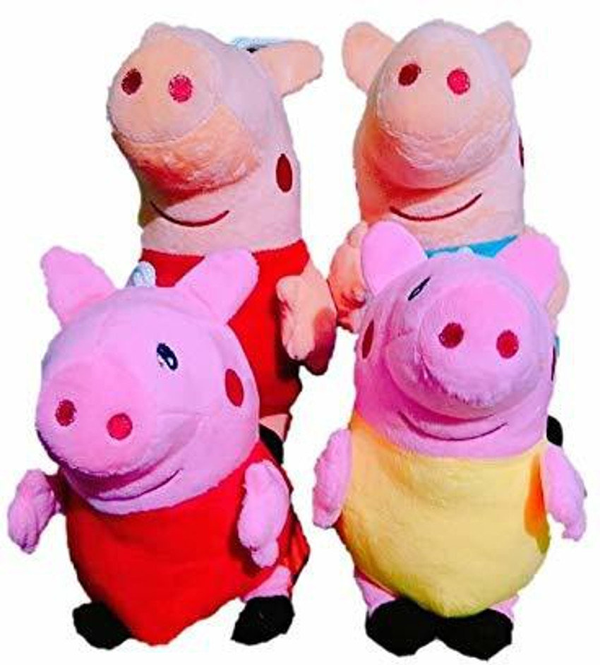 Peppa pig family plush toy 4pcs set 2025