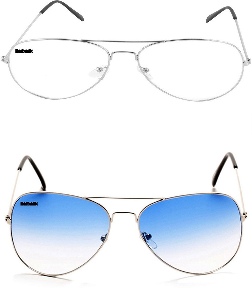 Buy Ruhi Aviator Sunglasses Clear Blue For Men Online Best Prices in India Flipkart