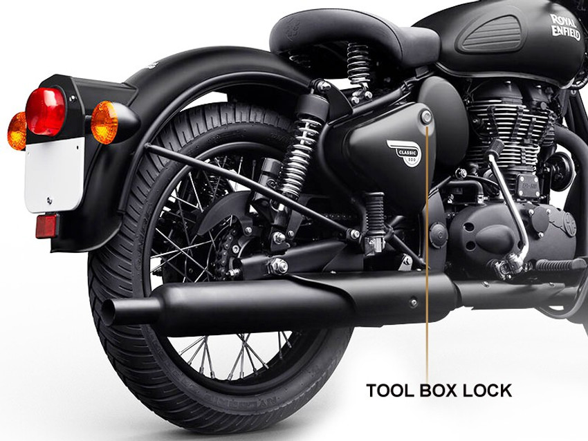 royal enfield classic 350 tool box