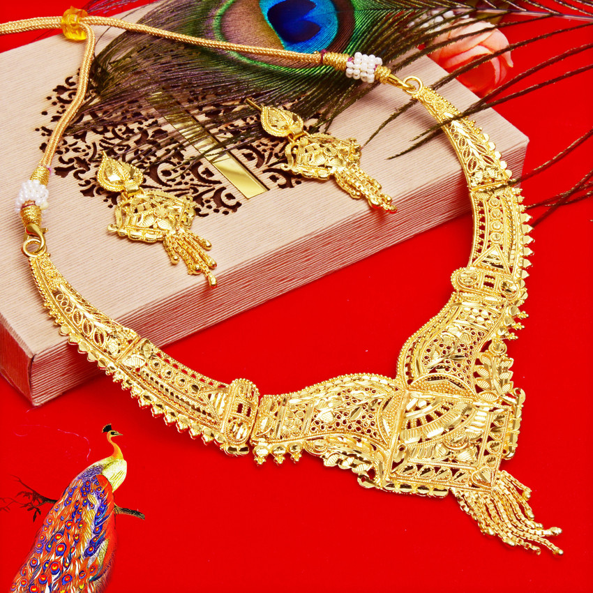 MANSIYAORANGE Alloy Gold plated Gold Jewellery Set Price in India Buy MANSIYAORANGE Alloy Gold plated Gold Jewellery Set Online at Best Prices in India Flipkart