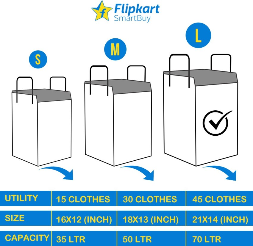 Flipkart SmartBuy 45 L Green, White, Blue Laundry Bag - Buy Flipkart  SmartBuy 45 L Green, White, Blue Laundry Bag Online at Best Price in India