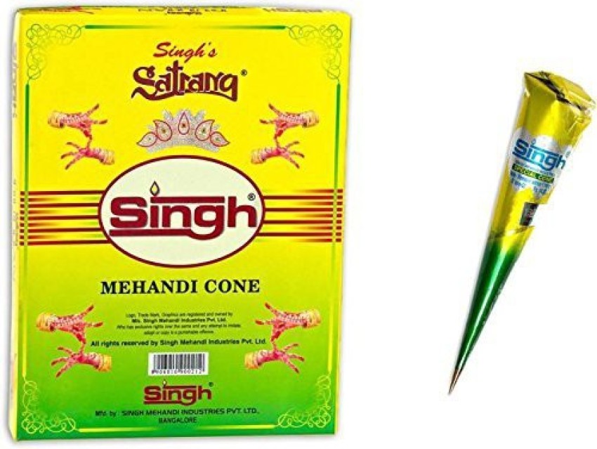 Buy Nayab Mehandi Cones With 8 Henna Stencils - Pink, 30 G (Pack Of 6)  Online at Best Prices in India - JioMart.