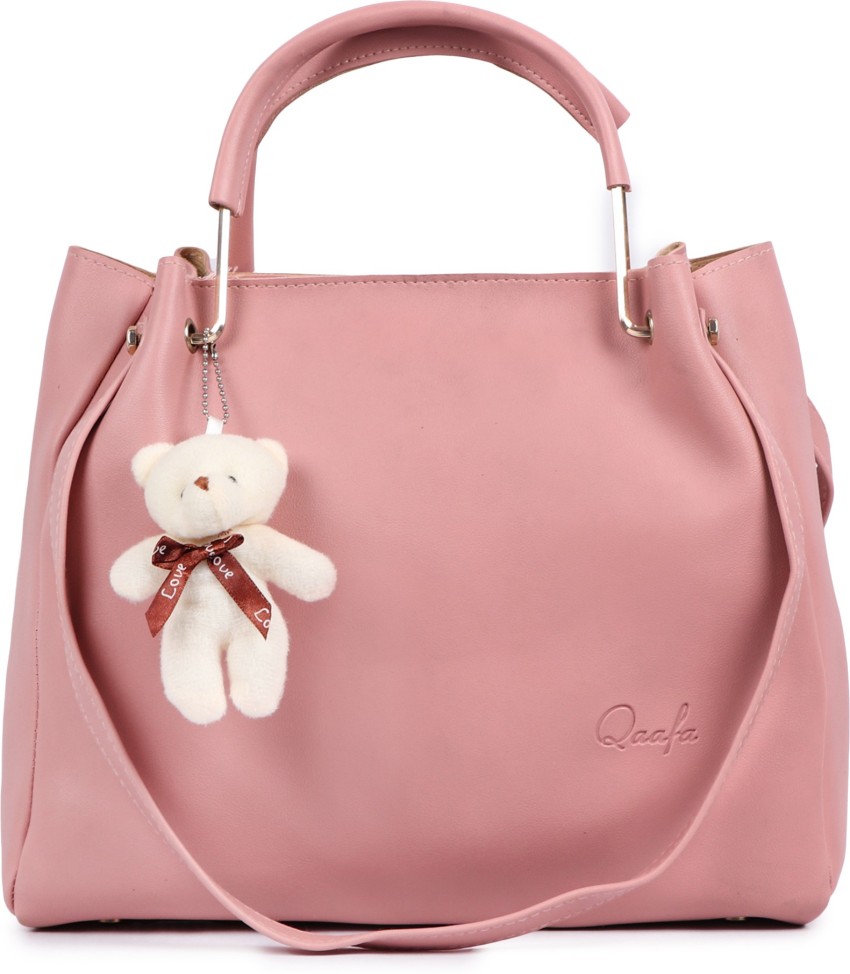 Buy QUEEN OF HEARTS PINK LEATHER HANDBAG for Women Online in India