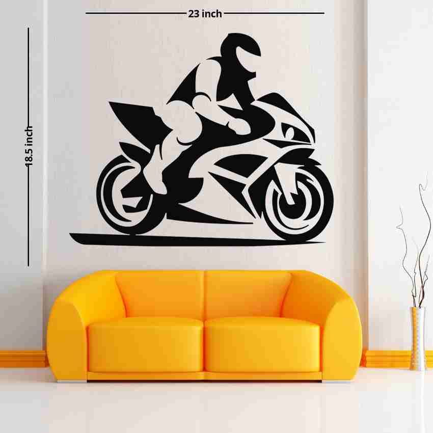 Bike wall painting hotsell
