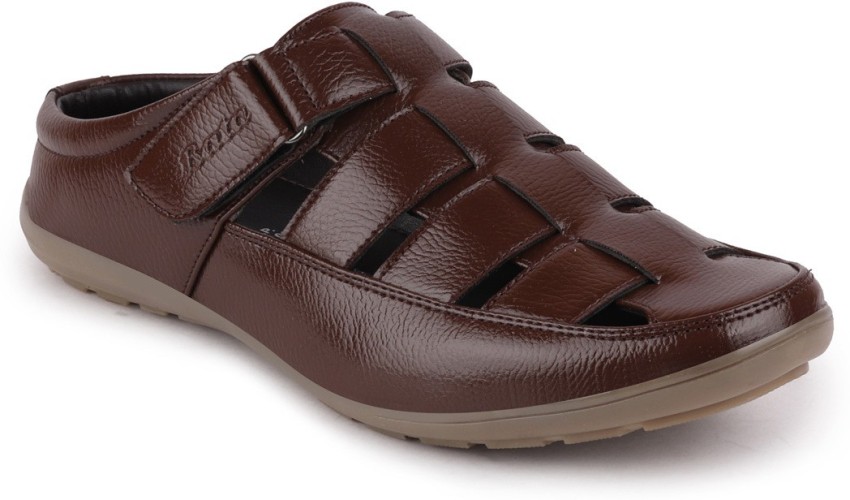 Bata Men Brown Sandals