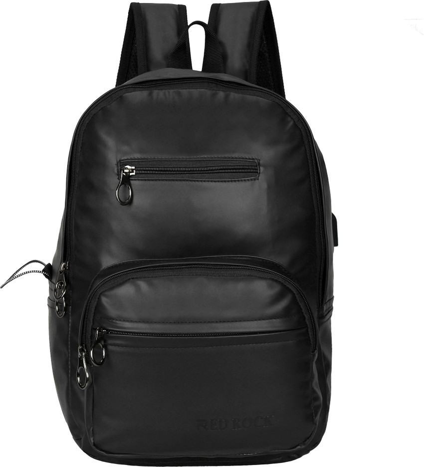 Red Rock PU Leather Canvas Laptop Bag for Men Women Boys Girls for