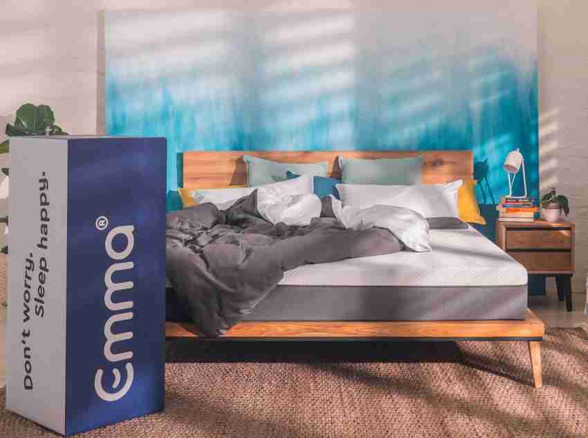 Emma Hybrid Mattress | Europe's Most Awarded Mattress (Now in India) | 8  Inch Height | Orthopedic Mattress |Memory Foam |Aeroflex Springs|78x66  inches