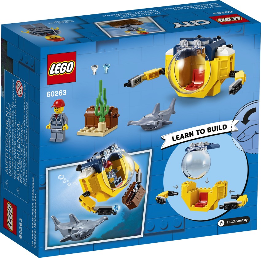 Mini discount lego submarine