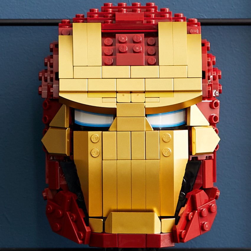 LEGO MOC Iron Man Mega Figure - fits official Lego Helmet by Albo.Lego