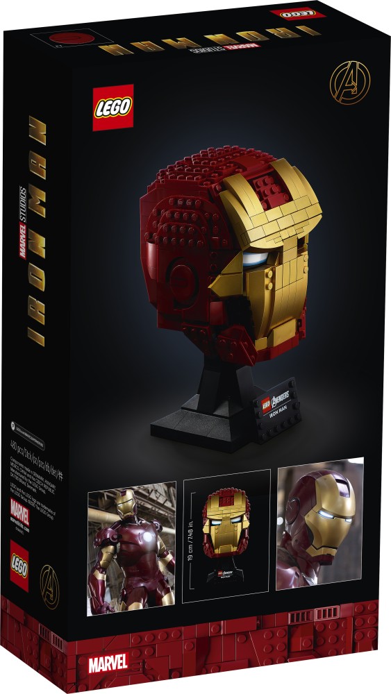LEGO MOC Iron Man Mega Figure - fits official Lego Helmet by Albo.Lego