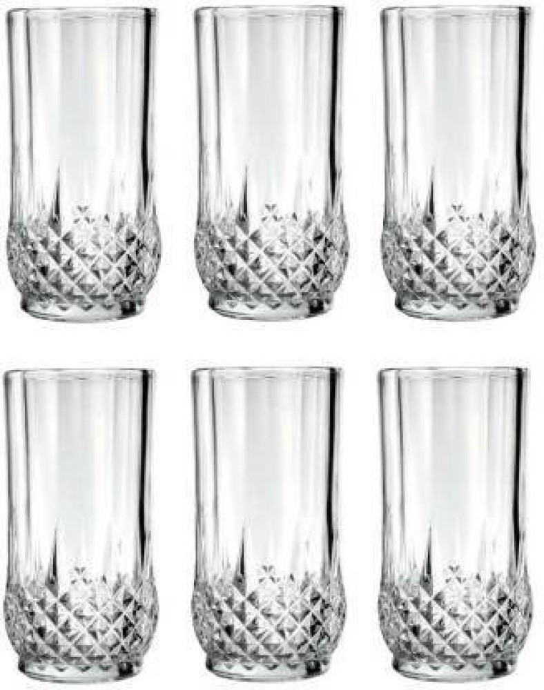 Diamond Cut Water Glass, Set of 6