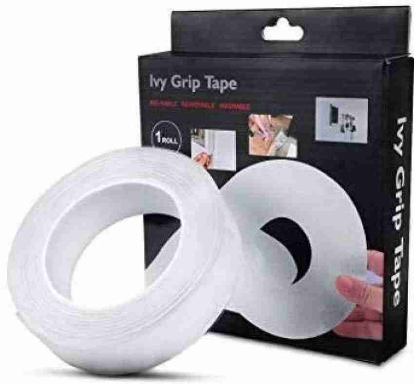 Wovas Nano Double Sided Tape Heavy Duty - Multipurpose Removable Traceless  Mounting Adhesive Tape for Walls?Washable Reusable Strong Sticky Strips Gel  Grip Tape, Carpet Mat Poster Tape for Home Office 3 m