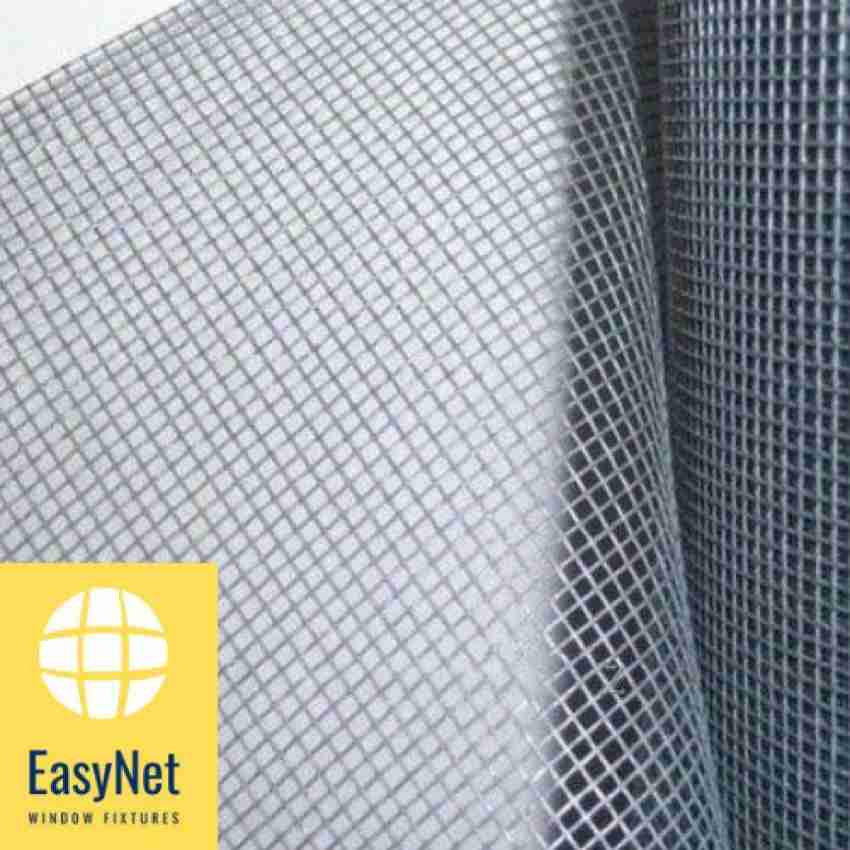 Easynet Fibre Adults Washable 120GSM FibreGlass Mosquito Net for Windows  (48/48 INCHES (or) 4/4 FEET (or) 120/120 cm) (Grey Colour) with Stitching  Mosquito Net Price in India - Buy Easynet Fibre Adults
