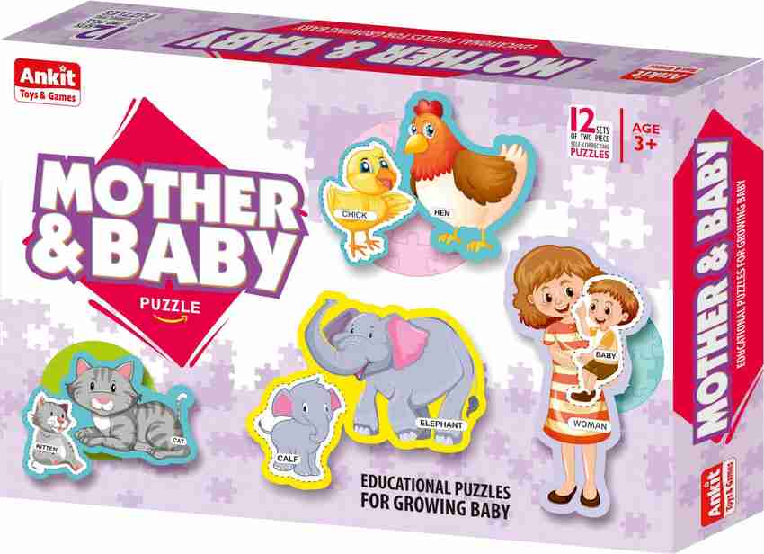 Ankit MOTHER BABY PUZZLE Puzzle Games Toys For Kids