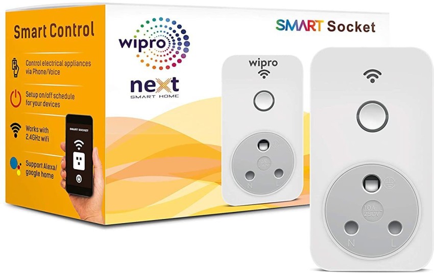 Wipro 10 Amp Smart Plug Smart Plug Price in India - Buy Wipro 10