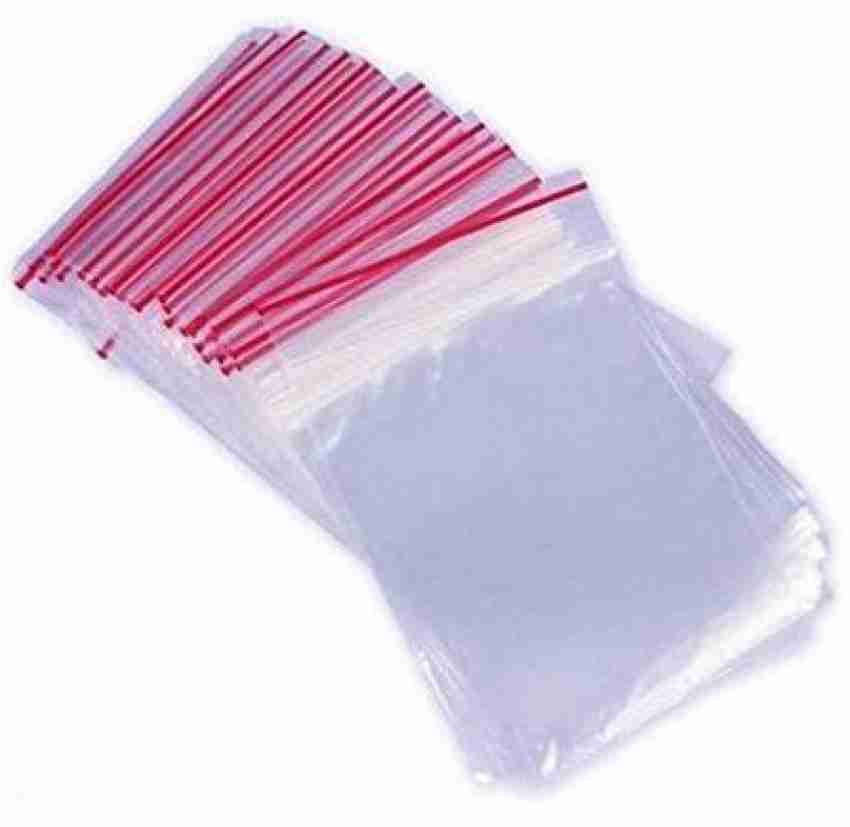 100 Pcs Zip Lock Air Tight Pouch/Bag 5 x 4 inches, Reusable Ziplock Bags