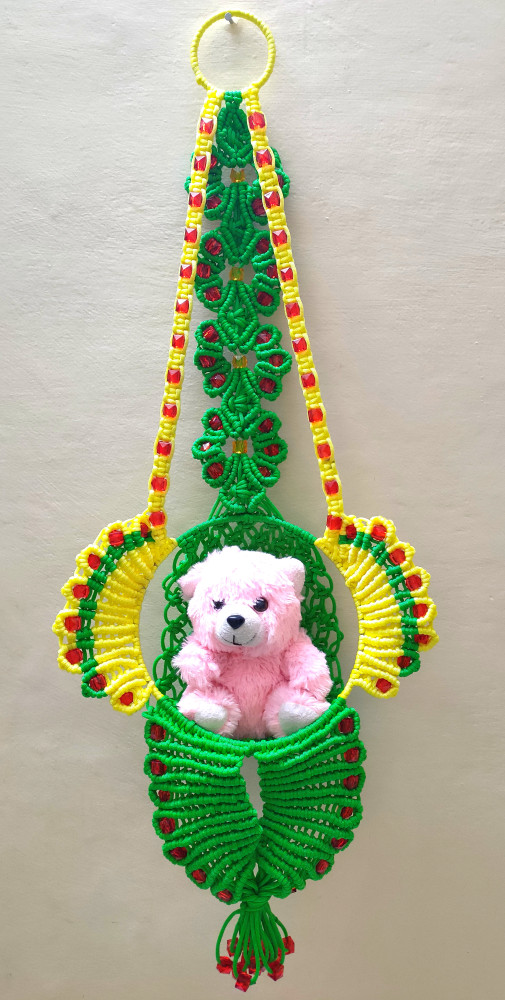 Macrame teddy bear outlet