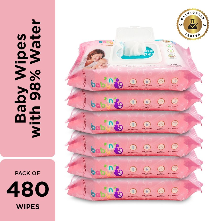 Water Baby Wipes  Pack of 6 original