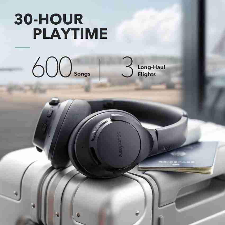Soundcore by Anker Life Q20 With Hybrid Active Noise Cancellation Enabled Bluetooth Headset