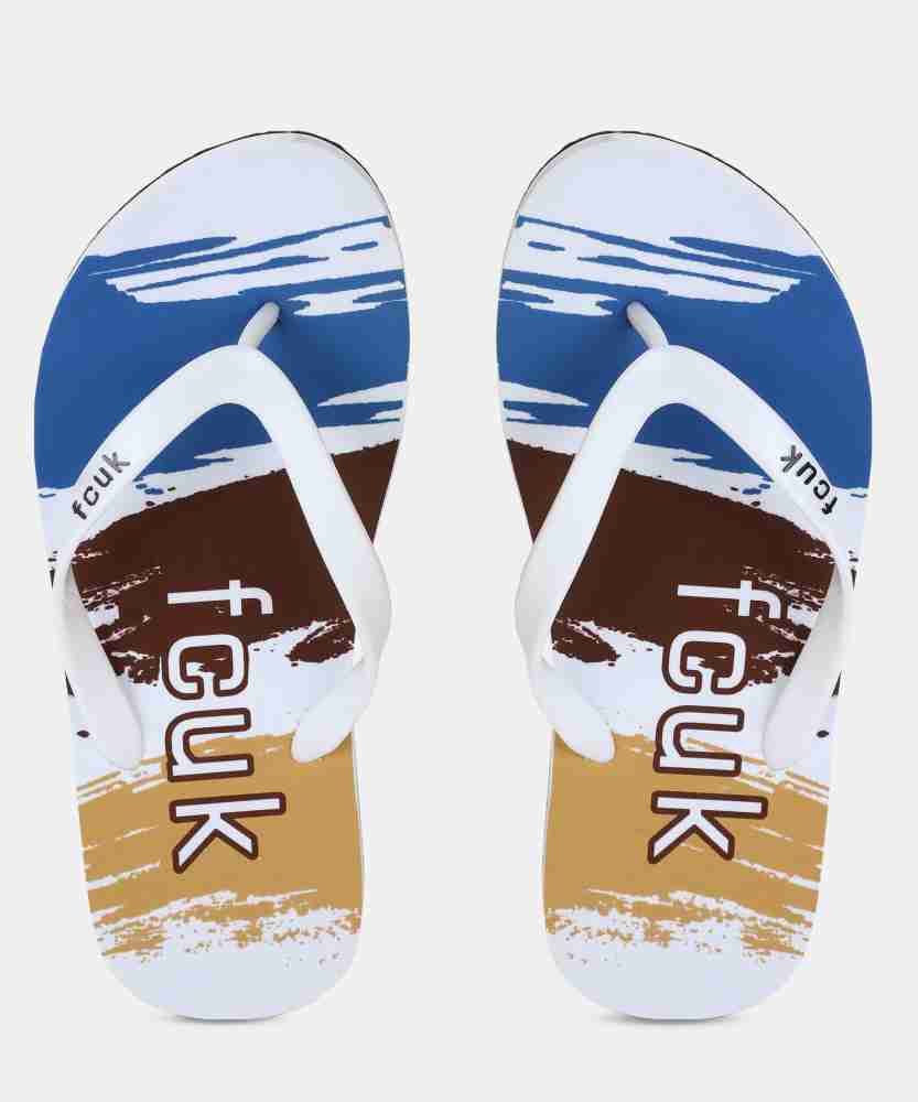 Huk men's hot sale flip flops