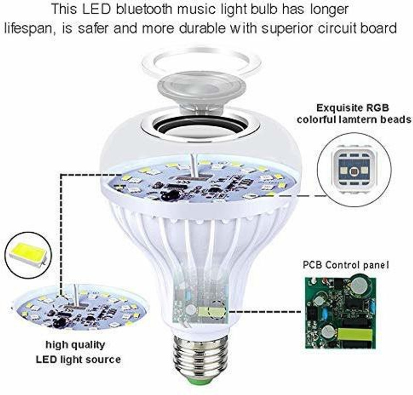 Bluetooth multicolor light sale bulb