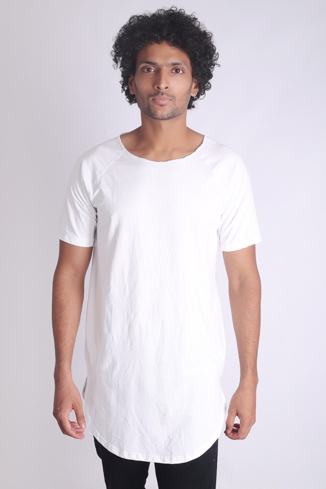 Cut round neck outlet t shirt