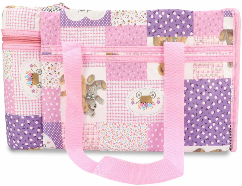 Legestori Diaper Bag Backpack, Baby Girl Diaper Bag, Large Pink Diaper Bag  Backpack Gift for Girls, Floral Printed Backpack for Travel with Insulated