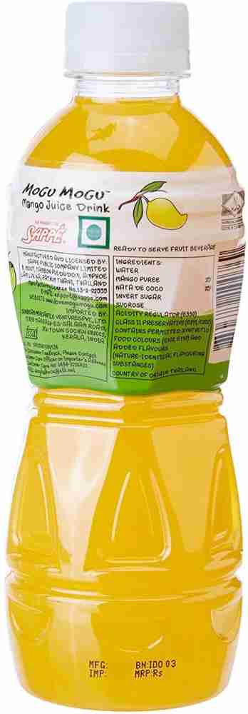 Mogu Mogu Juice 25% with NATA De Coco 300 ml-Mango Flavour (Pack of 3)  (Imported) Price in India - Buy Mogu Mogu Juice 25% with NATA De Coco 300 ml-Mango  Flavour (Pack