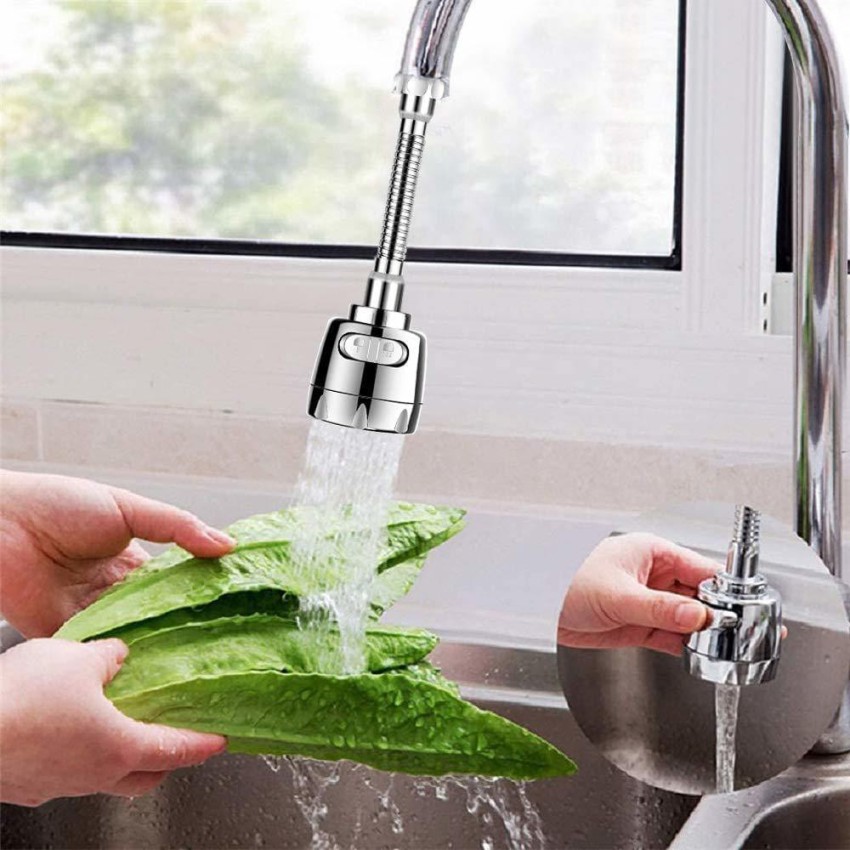 360 Rotatable Kitchen Gadgets 2 Modes Water Saving Bathroom