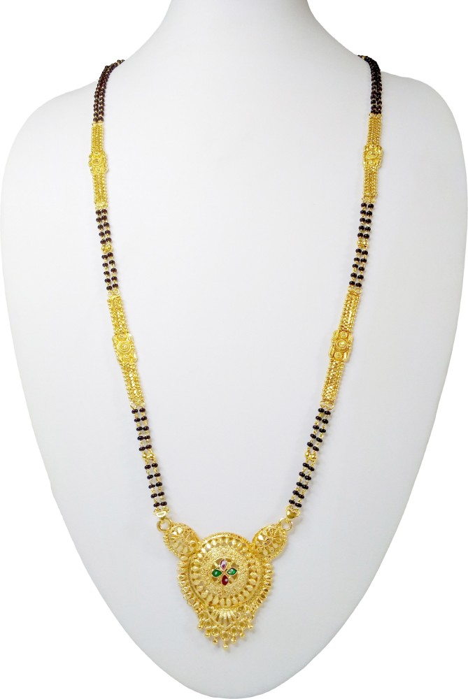 Round sales pendant mangalsutra