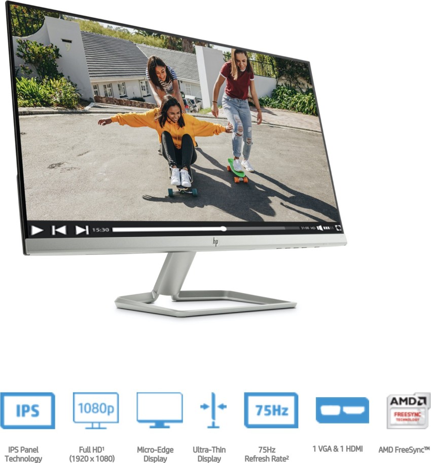 HP 24 inch Full HD IPS Panel Monitor (24F) Price in India Buy HP 24 inch  Full HD IPS Panel Monitor (24F) online at