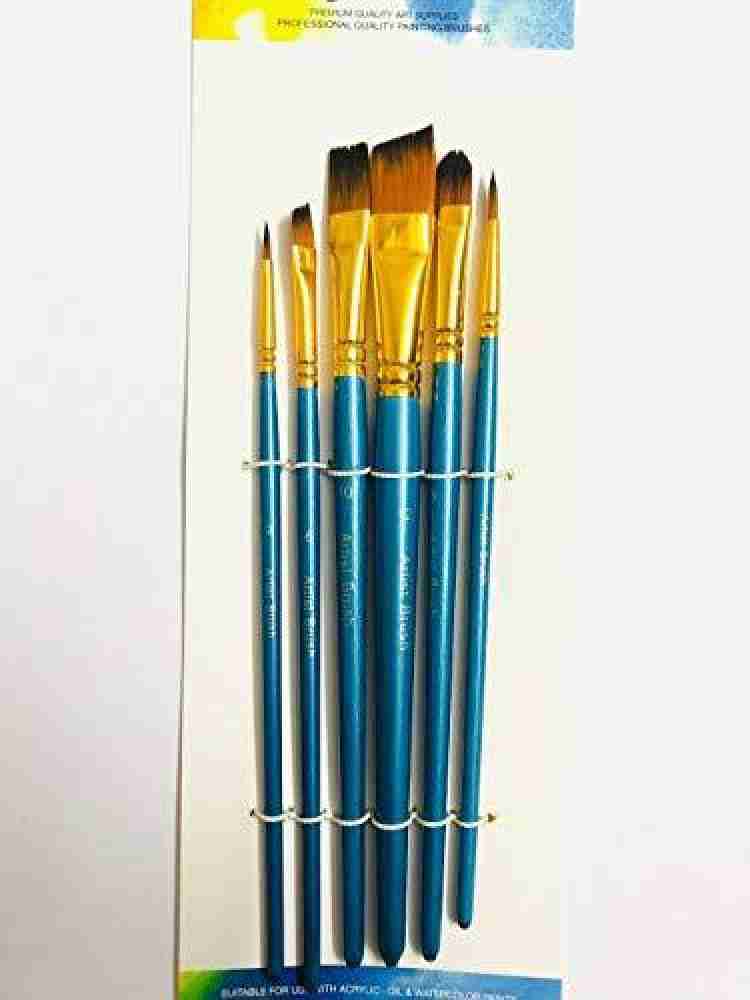 Professional Artist Paint Brush Set of 12 - Painting Brushes Kit for Kids, Adults Fabulous for Canvas, Watercolor & Fabric - for Beginners